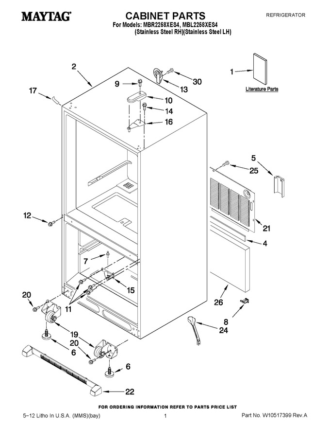 Diagram for MBR2258XES4