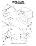 Diagram for 02 - Freezer Liner Parts