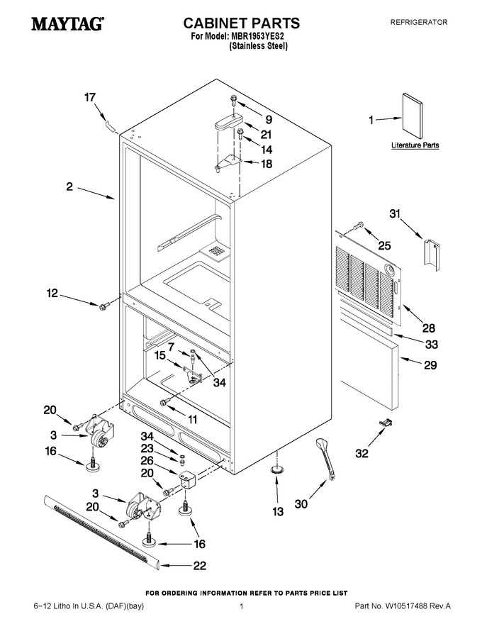 Diagram for MBR1953YES2