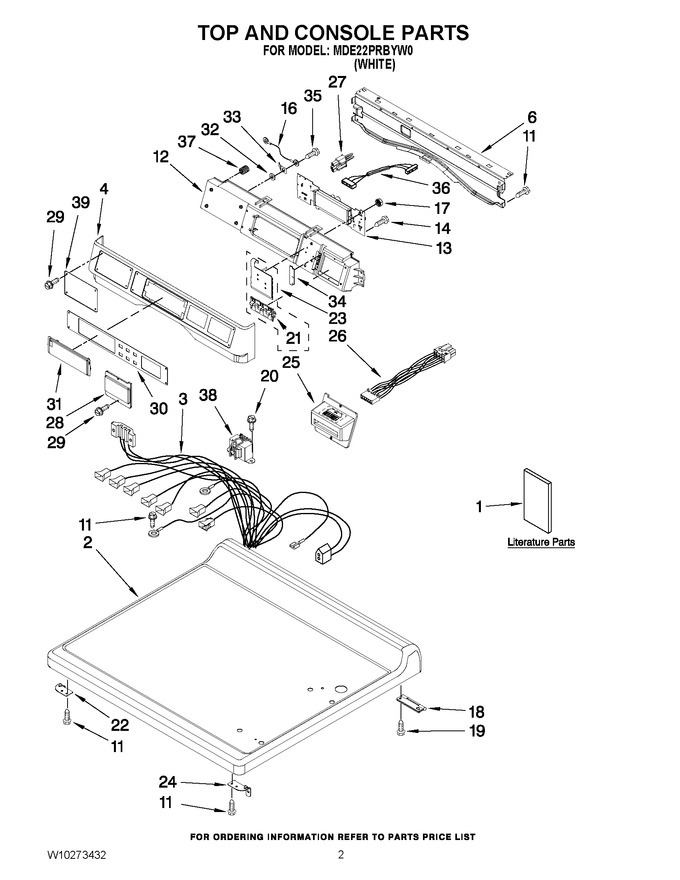 Diagram for MDE22PRBYW0