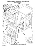 Diagram for 03 - Upper Cabinet And Front Panel Parts