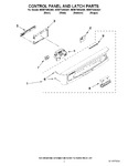 Diagram for 02 - Control Panel And Latch Parts