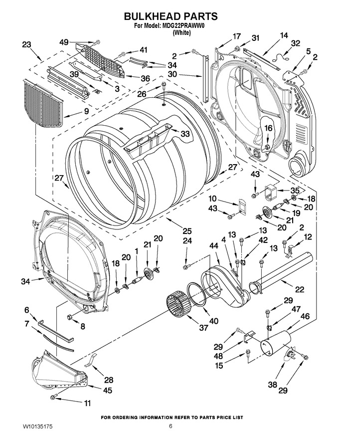 Diagram for MDG22PRAWW0