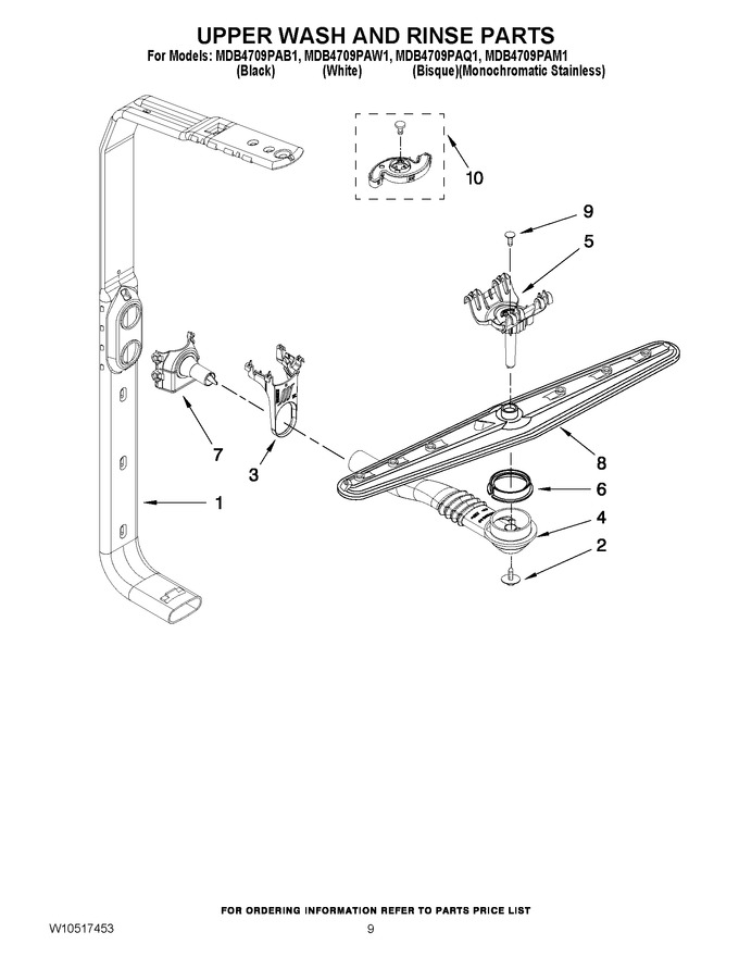 Diagram for MDB4709PAW1