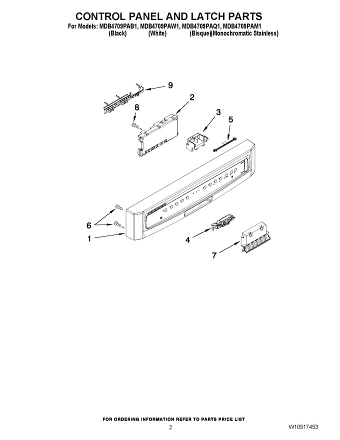 Diagram for MDB4709PAW1