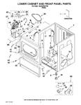 Diagram for 01 - Lower Cabinet And Front Panel Parts