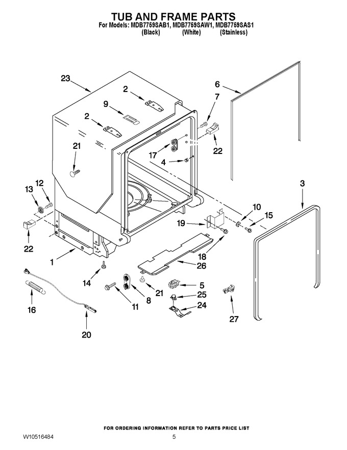 Diagram for MDB7759SAW1