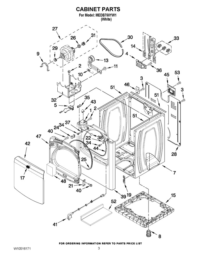 Diagram for MEDB750YW1