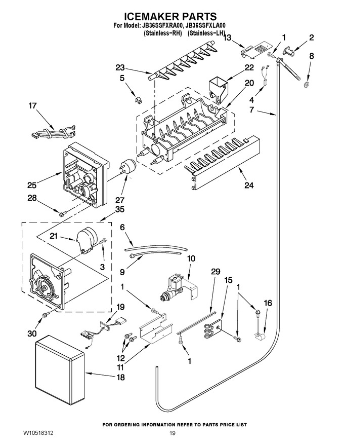 Diagram for JB36SSFXLA00