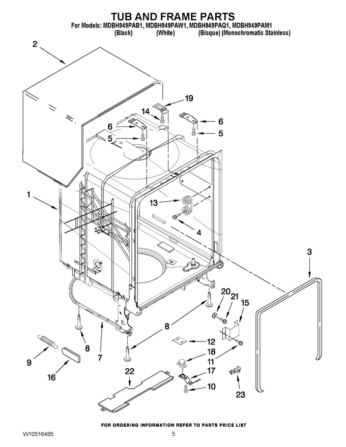 Diagram for MDBH949PAM1