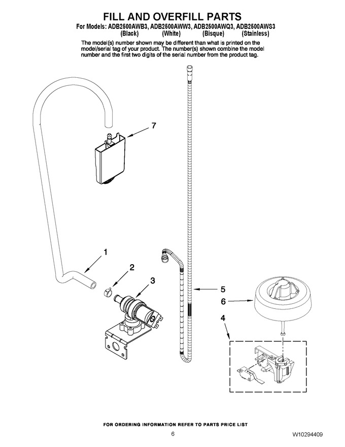 Diagram for ADB2500AWB3