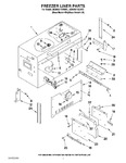 Diagram for 05 - Freezer Liner Parts