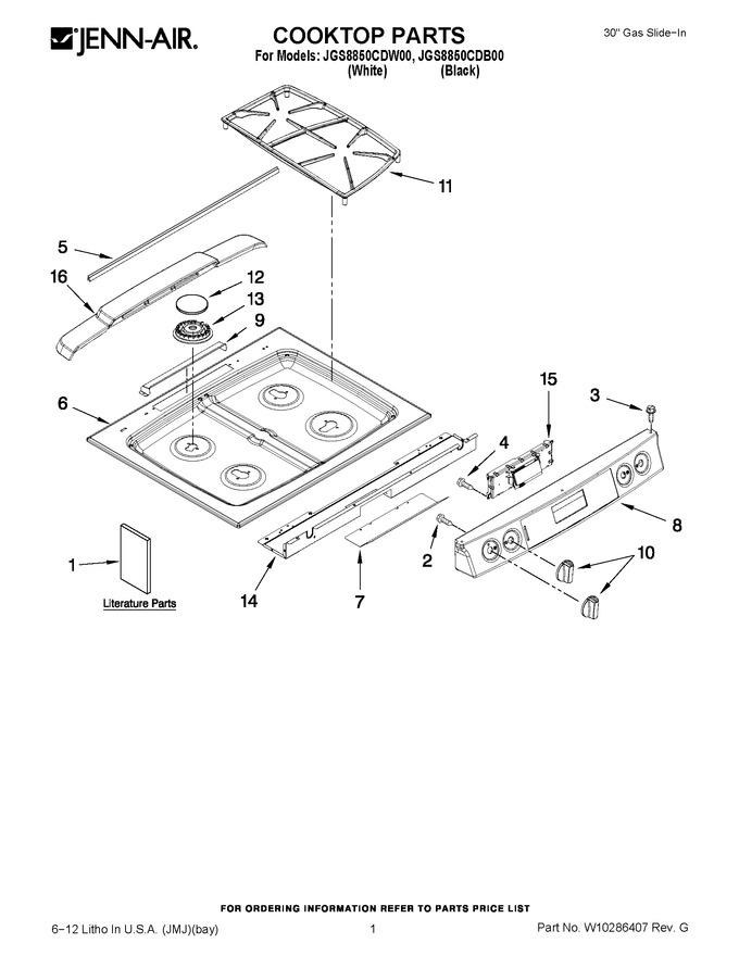 Diagram for JGS8850CDB00