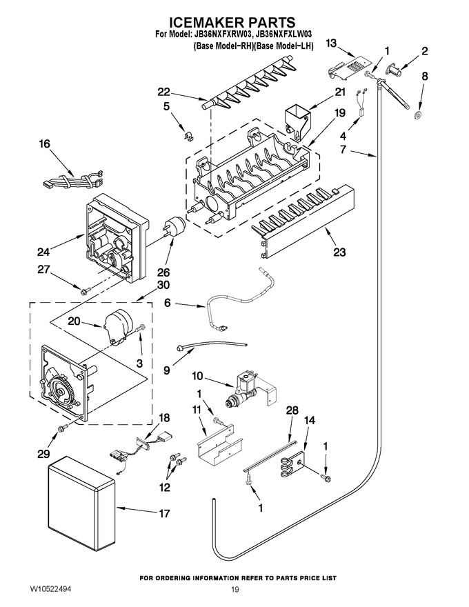 Diagram for JB36NXFXLW03