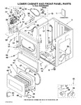 Diagram for 01 - Lower Cabinet And Front Panel Parts