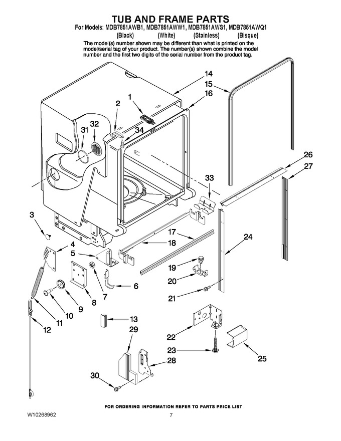 Diagram for MDB7851AWW1