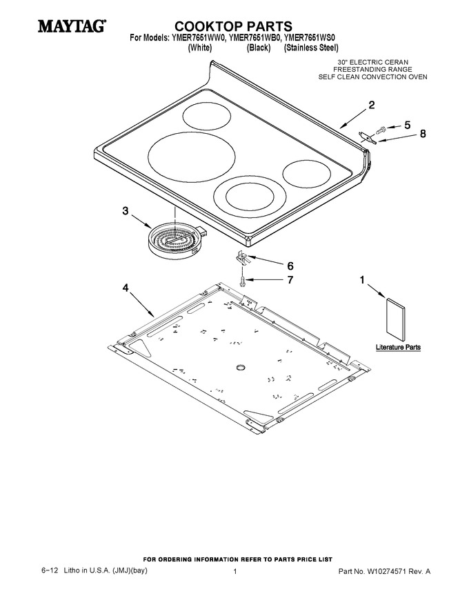 Diagram for YMER7651WB0