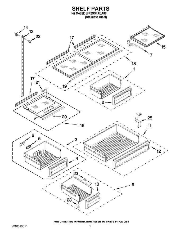 Diagram for JF42SSFXDA00