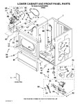 Diagram for 01 - Lower Cabinet And Front Panel Parts