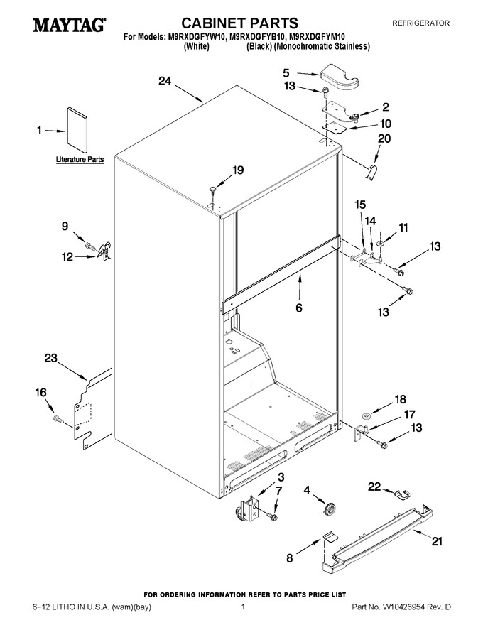 Diagram for M9RXDGFYW10