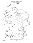 Diagram for 02 - Freezer Liner Parts