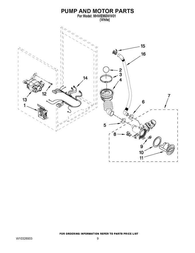 Diagram for MHWE950WW01