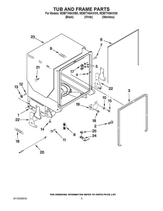 Diagram for MDB7749AWW0