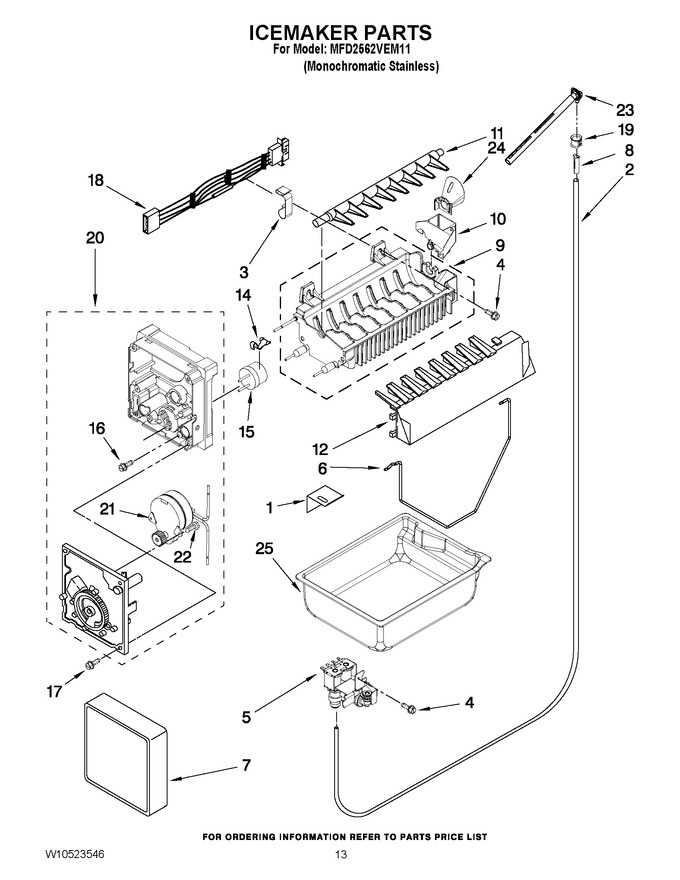 Diagram for MFD2562VEM11