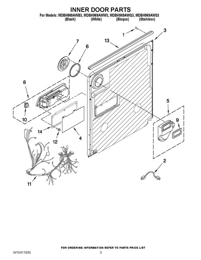 Diagram for MDBH969AWB3