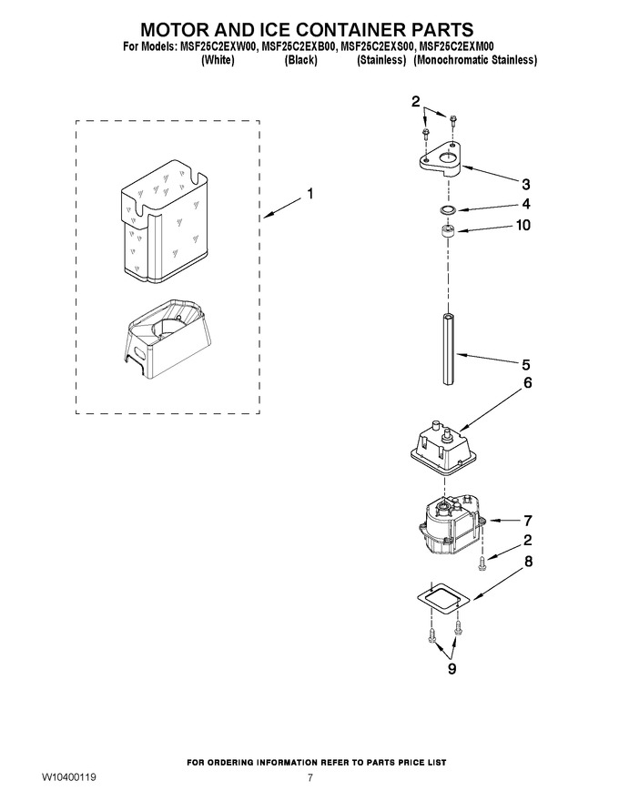 Diagram for MSF25C2EXS00