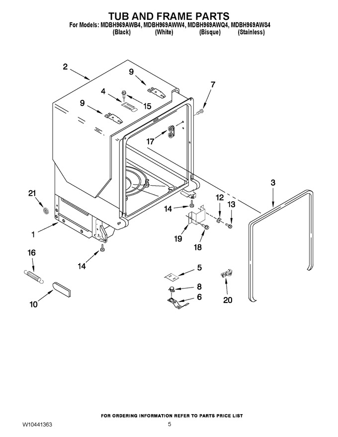 Diagram for MDBH969AWQ4