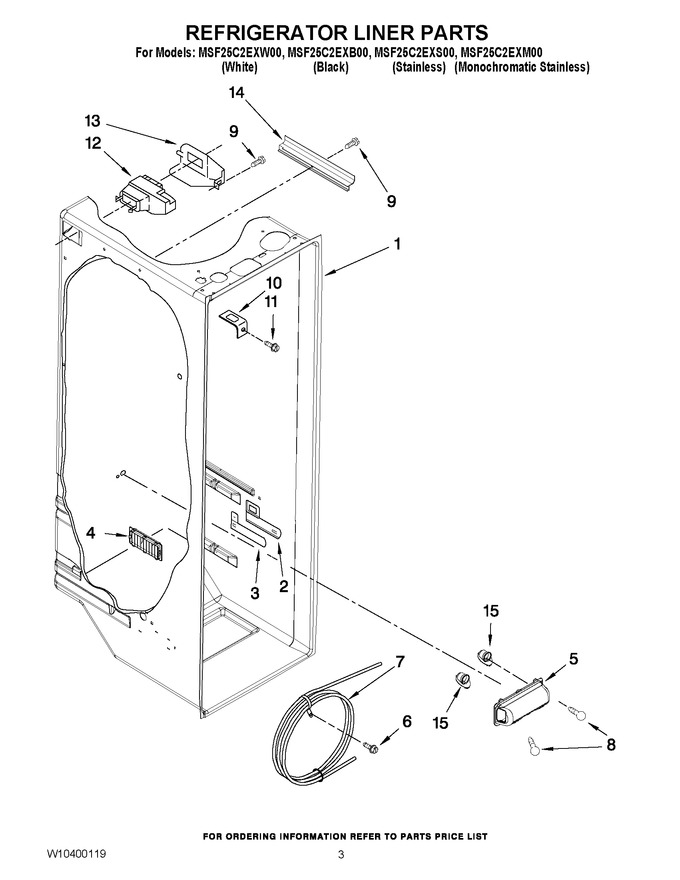 Diagram for MSF25C2EXB00