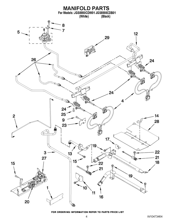 Diagram for JGS8850CDB01