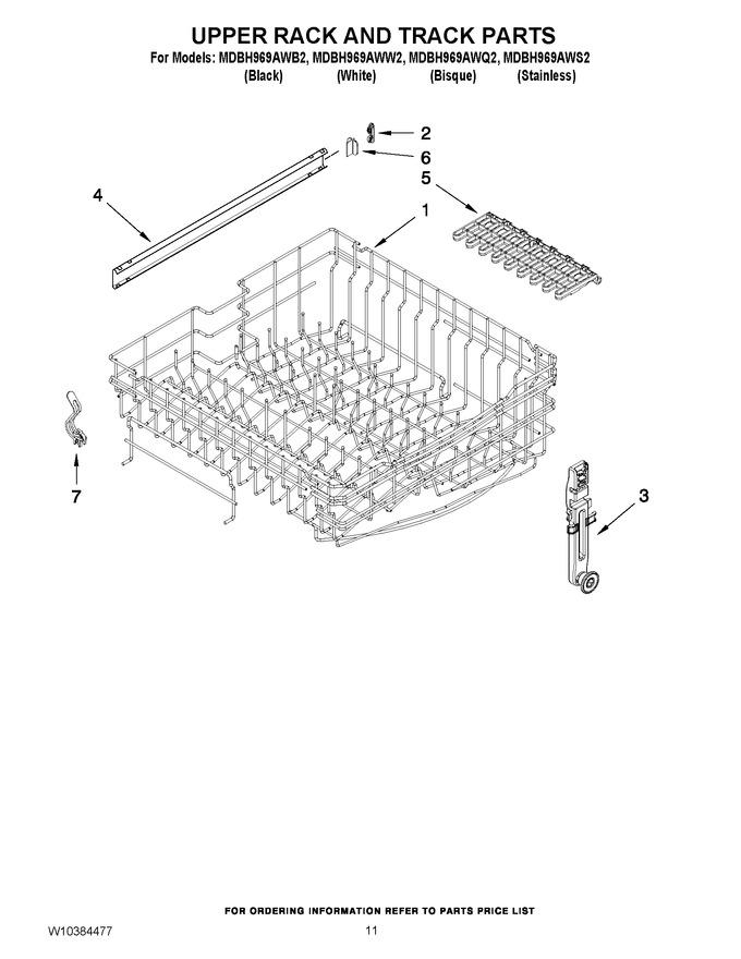 Diagram for MDBH969AWW2