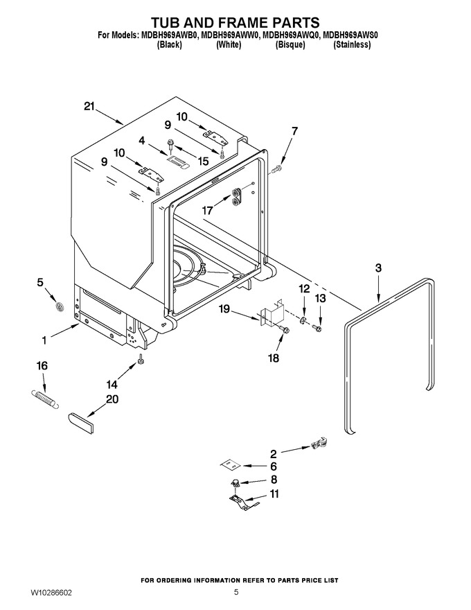 Diagram for MDBH969AWS0