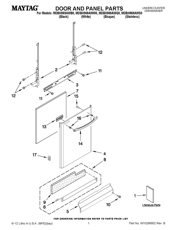 Diagram for MDBH969AWW0