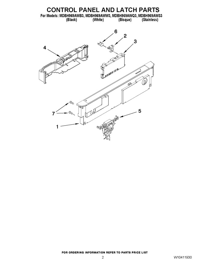 Diagram for MDBH969AWW3