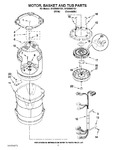 Diagram for 03 - Motor, Basket And Tub Parts