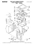 Diagram for 01 - Top And Cabinet Parts