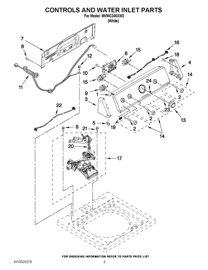 Diagram for MVWC300XW2