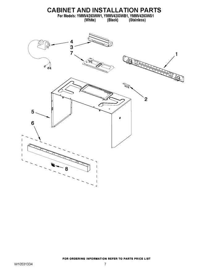 Diagram for YMMV4203WW1