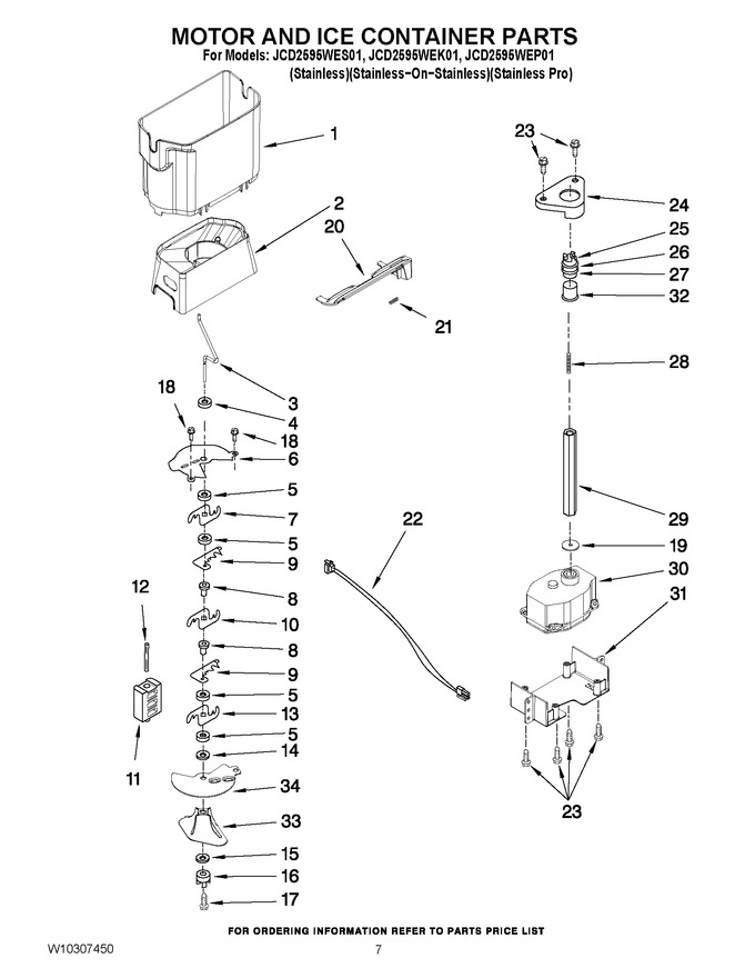 Diagram for JCD2595WEK01