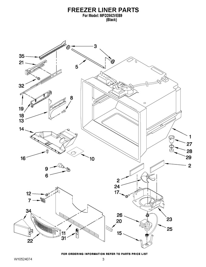 Diagram for MFD2562VEB9