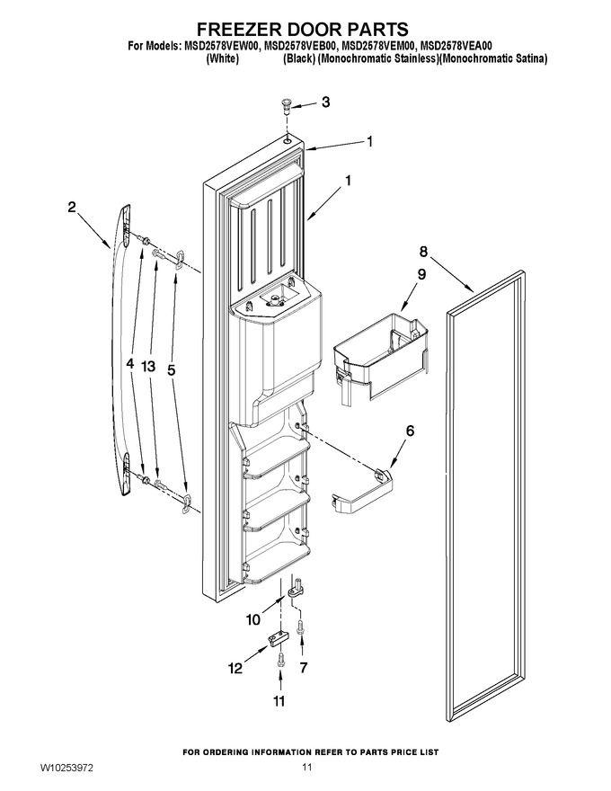 Diagram for MSD2578VEA00