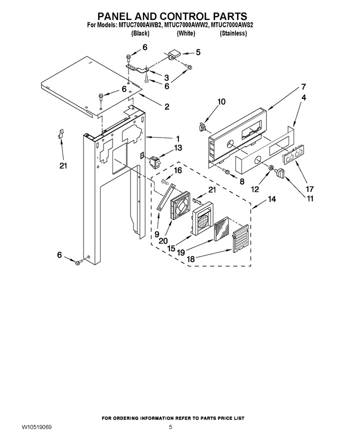 Diagram for MTUC7000AWB2