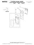 Diagram for 01 - Control Panel Parts