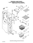 Diagram for 04 - Freezer Liner Parts