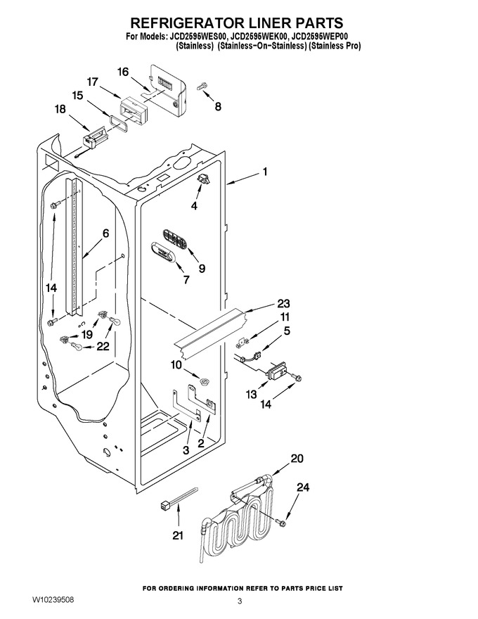 Diagram for JCD2595WEK00