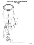 Diagram for 04 - Gearcase, Motor And Pump Parts