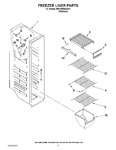 Diagram for 04 - Freezer Liner Parts